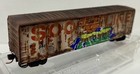 N Scale Micro Trains Soo Line 50    Box Car Weathered   Graffitied 02744360