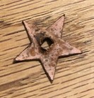 Metal Tobacco Tag Clip Antique Original Star Cigar Clippings Vintage Used 1910
