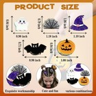10 Pcs Mini Halloween Spooky Hair Clips For 1 Count  pack Of 1   Multicolor