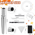19pcs Upgraded Maple Syrup Tapping Kit Include 4 Stainless Steel Maple Tree Taps