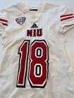 Game Worn Used Jersey Northern Illinois Huskies Niu Football Adidas Large  18