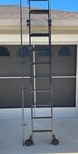 Rolling Ladder  9 33ft With Track And Hardware - Vintage Putnam  Nice Ladder