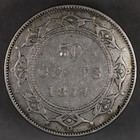 1874 Newfoundland Silver 50 Cents