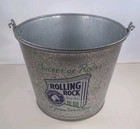 Vintage Rolling Rock Galvanized Steel Beer Bucket Extra Pale