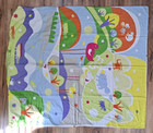 Vintage Ikea Duvet Cover Children Youth Toddler Bed Blanket Zoo Animals Djurpark