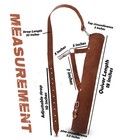 Genuine Suede Leather Back Arrow Quiver Traditional Handmade Quiver For Arrows