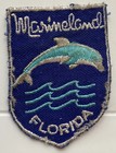 Marineland Dolphin Adventure Park Florida Fl Blue Embroidered Souvenir Patch
