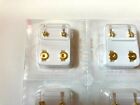 Studex Gold Plated Steel Ear Piercing Prong Setting  3mm April Stone Dozen R104y