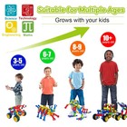 Kids Stem Building Blocks Toys For 4 5 6 7 8  Year Old Boy Girl Birthday Gift   