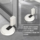 No Magnetic Door Stopper Mechanical Silent Floor Door Stop Door Catch Holder