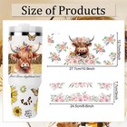 3 Set Highland Cow Uv Diamond Art Kit 10 9 X 5 Inch