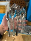 Christofle Mood Silver Cutlery 24pc Set Unused With Case Manual