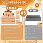 4 Pcs Baby Towels And Washcloths Set  Soft Hooded Bath Towel  1 Baby Towel And 3