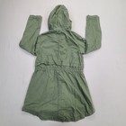 Old Navy Jacket Girls Large Green Hooded Utility Casual Stylish Comfort Coat