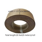 Wood Veneer Edge Banding Strip  1-1 2 Inch    26ft  Preglued Iron On Edging B