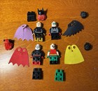 Lego Dc Bat Family Lot Robin Batgirl Batwoman Official W  Upgrades Minifigures