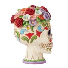 Enesco Jim Shore Heartwood Creek Halloween Day Of Dead Sugar Skull Flower Hal   