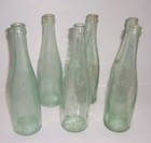 6 Vintage Pre-prohibition  Embossed Pabst Blue Ribbon Beer Bottles