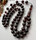 Natural Baltic Amber 56g  Islamic Prayer Rosary 12 Mm  Round 51 Beads Tasbih