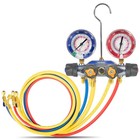 49968 For Yellow Jacket Charging Manifold 4 Valve Test  A c Manifold Gauge Set
