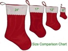 One - 17  Personalized Felt Christmas Stocking