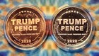 Rare 2020 Trump Hugging Us Flag Cpac 1 Oz 999 Fine Silver Round   Copper Retired