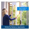 Petsafe Adjustable 77-81    Sliding Glass Pet Door  Large  White     Easy Install