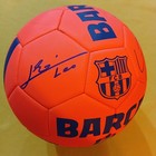 Lionel Messi   Lamine Yamal Signed Barcelona Soccer Ball Official With Coa