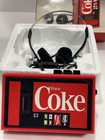 Vintage Coke Vending Machine Stereo Cassette Player With Headphones W-06a Rare