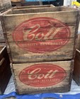 It   s Cott To Be Good Wooden Soda Crate 1950s Cott Bottom Of Crate Is Broken 