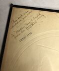 Vintage Large Scrapbook Filled With Cards 1930   s 1940   s Nice Lot