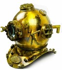 Antique Scuba U s Navy Marine Maritime Deep Sea Mark V Sca Divers Diving Helmet