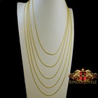 Men Ladies 10k Yellow Gold Miami Cuban Curb Link Chain Necklace 2 5 Mm 16 24 Inc