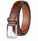 Men s High Quality Leather Dress Belt Pin Buckle Casual Formal Many Colors   Siz