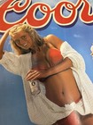 Vintage Coors Light 1993 Beer Girl Bikini Poster 39x18