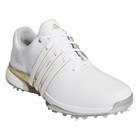 New Mens Adidas Tour360 24 Golf Shoes White   Gold   Silver - Pick Size 