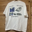 Vintage 90s Ibm Computer Hardware Tech Promo T Shirt Size L xl Distressed