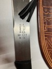 Vintage Corneta No 127 El Salvador Machete Blade Tooled Leather Belize Sheath