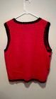 Vintage Clothing Tacky Teacher Sweater Vest - Capacity - Medium M - Red