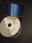 100 Yards Royal Blue Flora-satin Ribbon  Berwick Offray Waterproof Fl40 2-3 4 