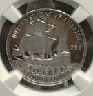 1776-2026 S Mayflower Compact 25c Silver Proof Ngc Pf70 Ultra Cameo