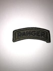 Ranger Tab Subdued Green   Black U s  Army Shoulder Patch