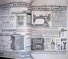 Vintage Catalog Arlington And Kenwood Ball-bearing Sewing Machines Cash Buyers