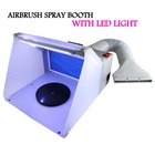 Ophir 2 Sets Of Airbrush Spray Booth Kit W Led Lighting Filter F Hobby Model