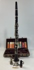 Vintage Wood Clarinet With Case And Accessories