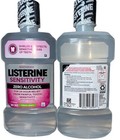 2x Listerine Sensitivity Mouthwash 500ml Fresh Mint Zero Alcohol 24hr New Op