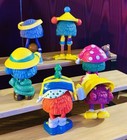 Vtg 80s Mcdonald   s Funny Fry Friends Happy Meal Toys Lot Of 6 Complete Set