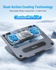 Laptop Cooling Pad With Detachable Fan   Thermoelectric Cooler  Adjustable Heigh