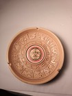 Vintage   Ceramic Pottery Astrology Zodiac Sun Ashtray Mid Century Modern 9 dia