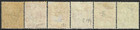 Straits Settlements  malaya-british  1906   129- 134 Set  Edward Vii M h  Vf  Og